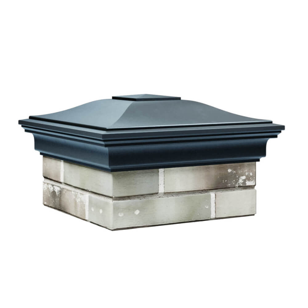 Колпак Zking Монблан Серый на столб 1.5х1.5 еврокирпича 0.7НФ (355х355мм) в Орле фото