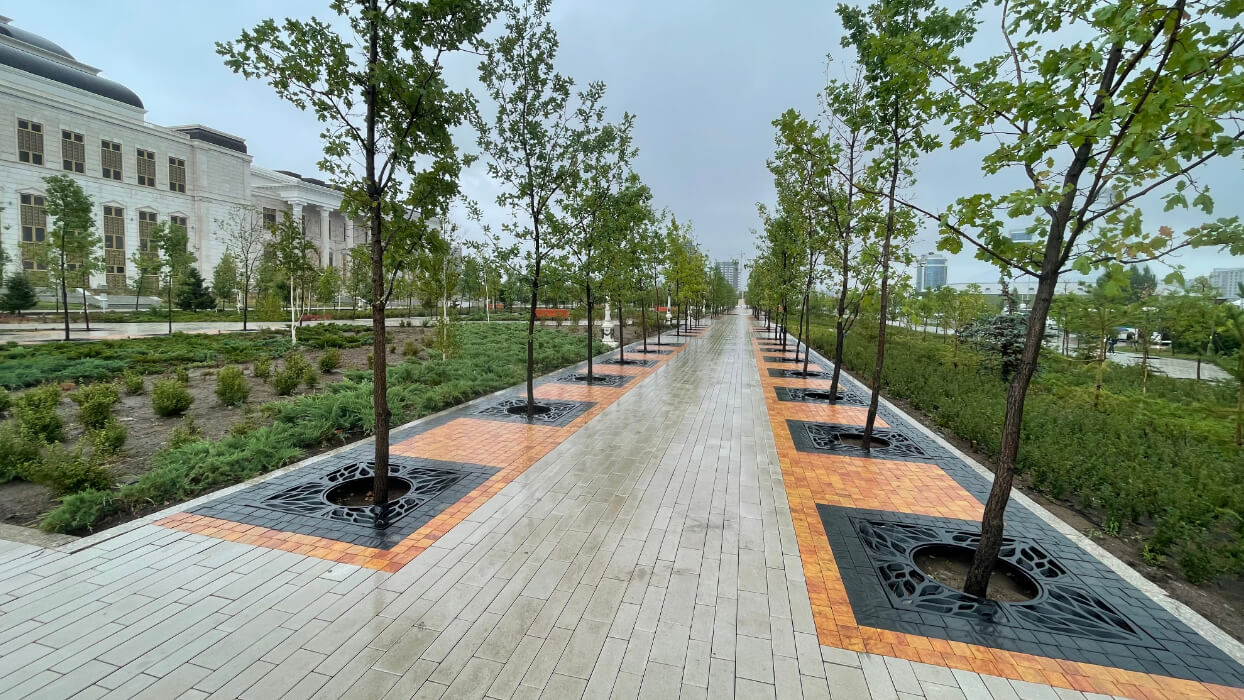 Приствольная решетка для дерева ZKING CRUST 1.2х1.2м Черная в Орле фото