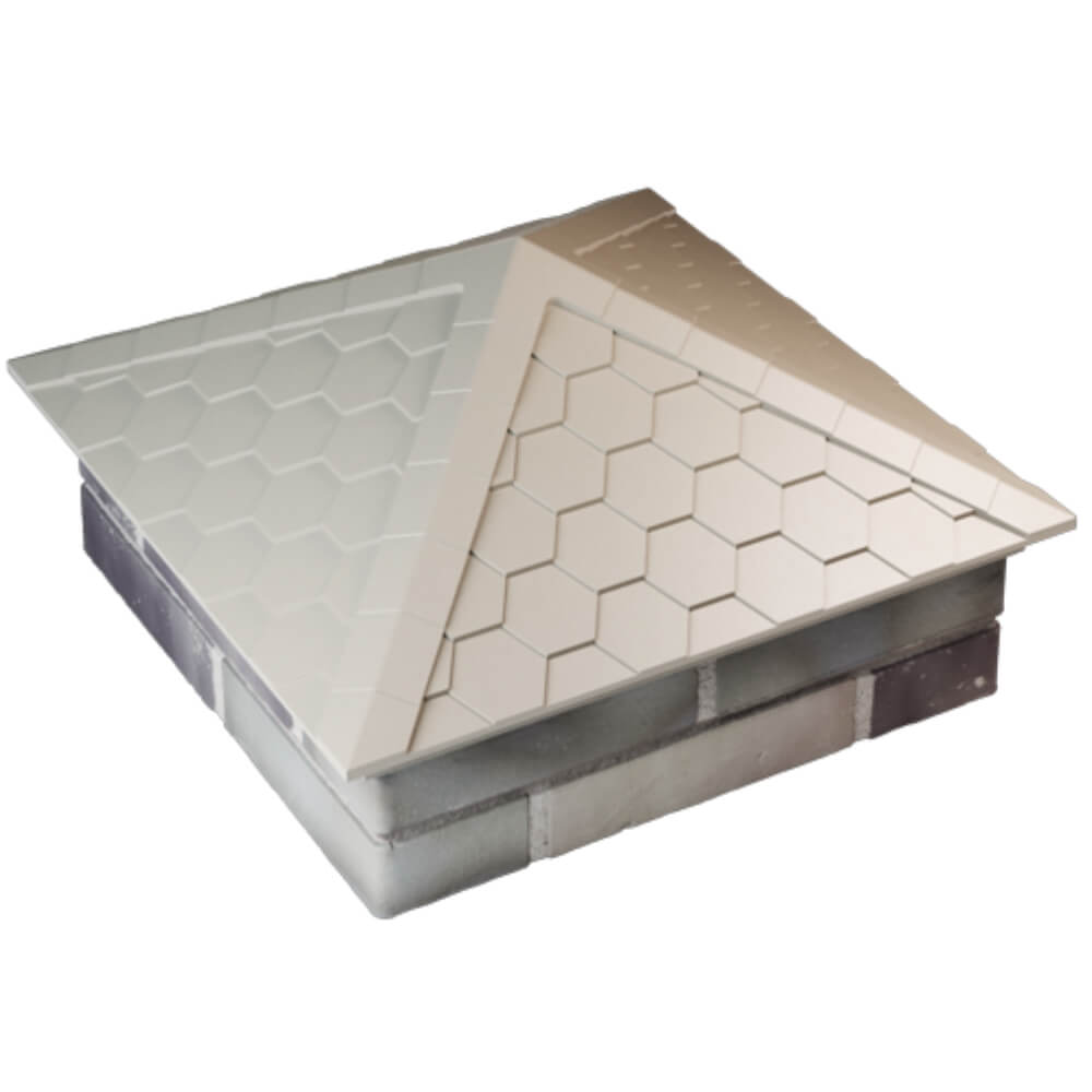 Колпак Zking Эверест Бежевый на столб 2х2 кирпича (535х535мм) Орел фото