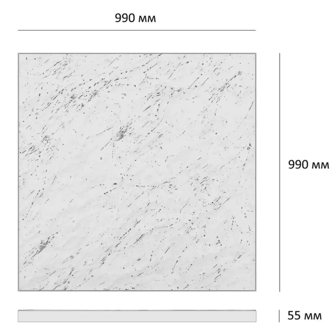 Шаговая плита STONE Светлая Галька 990х990х55мм в Орле фото