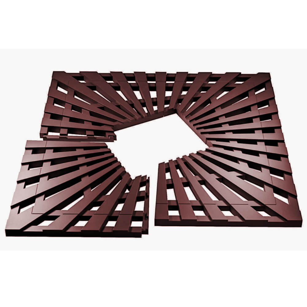 Приствольная решетка для дерева ZKING ATMOSPHERE 1.2х1.2м Коричневая в Орле фото