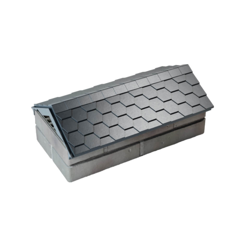 Парапет Zking Эверест Серый с посадкой на 1 кирпич (200/225/255мм) в Орле фото