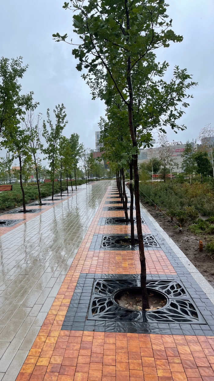 Приствольная решетка для дерева ZKING CRUST 1.2х1.2м Черная в Орле фото