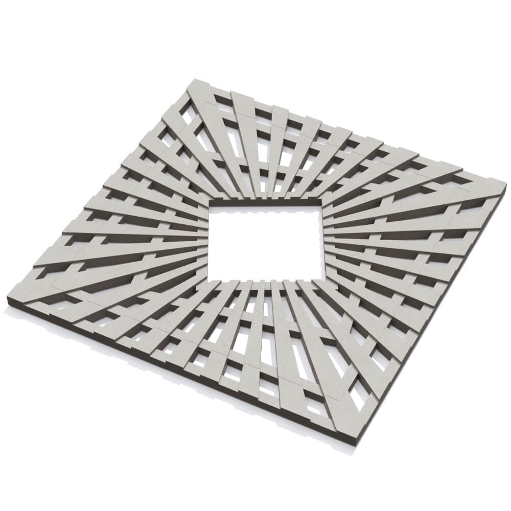 Приствольная решетка для дерева ZKING ATMOSPHERE 1.2х1.2м Бежевая в Орле фото