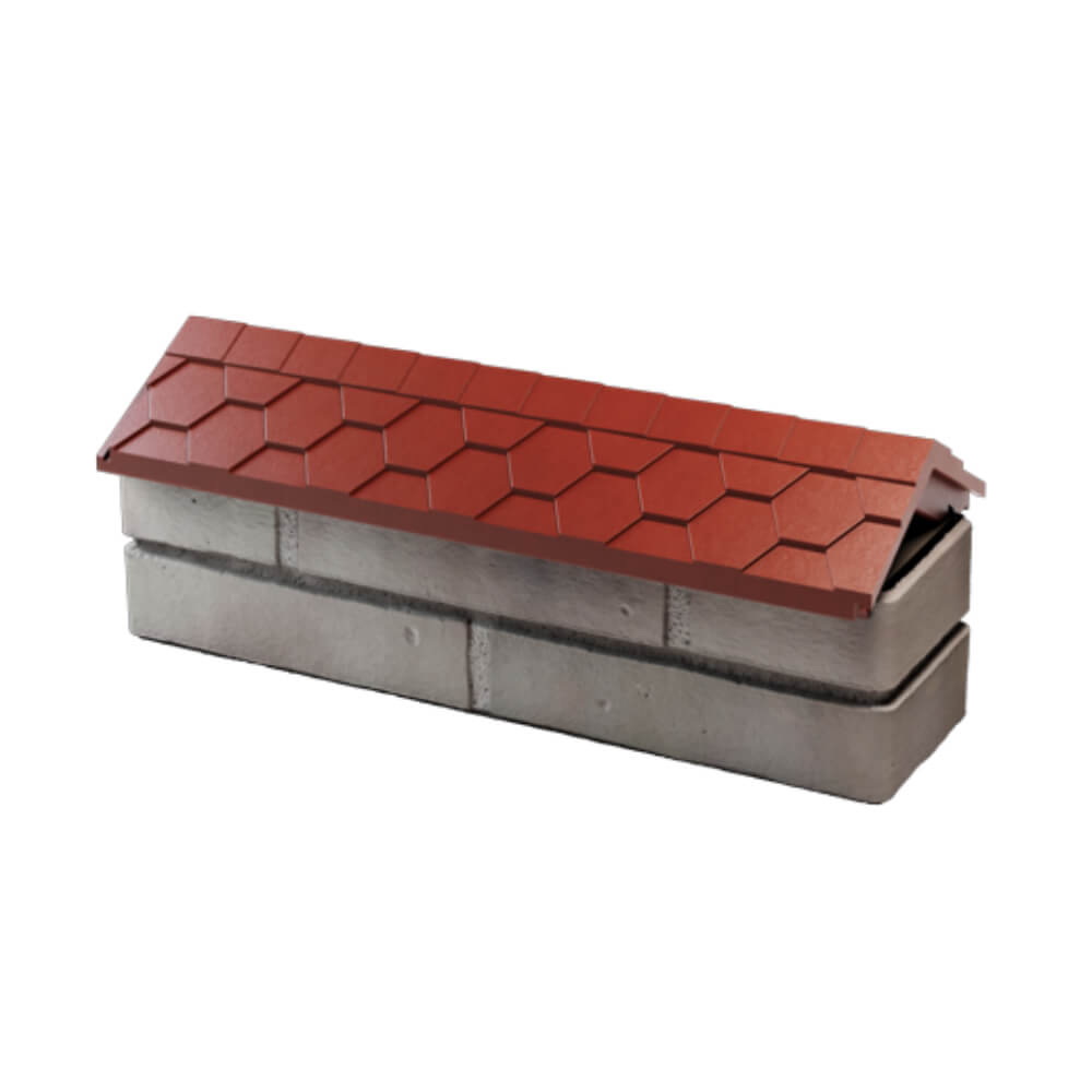 Парапет Zking Эверест Красный с посадкой на 0.5 кирпича (130мм) в Орле фото