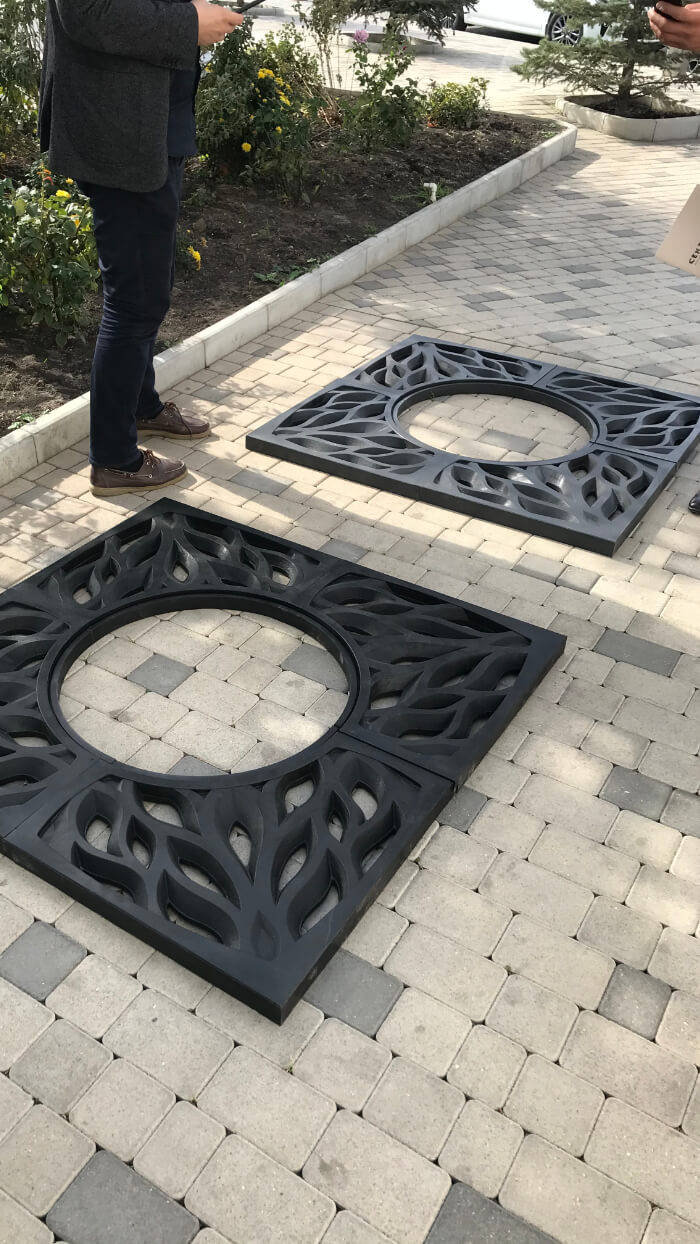 Приствольная решетка для дерева ZKING CRUST 1.2х1.2м Черная в Орле фото