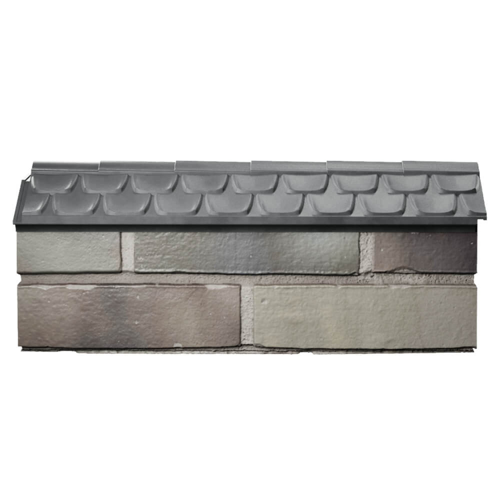 Парапет Zking Эльбрус Серый с посадкой на 0.5 кирпича (130мм) в Орле фото