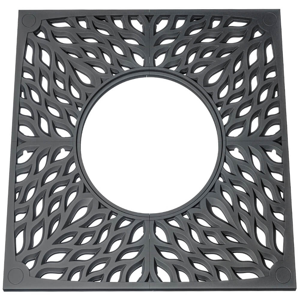 Приствольная решетка для дерева ZKING CRUST 2х2м Черная Орел фото