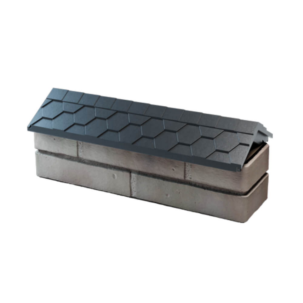 Парапет Zking Эверест Серый с посадкой на 0.5 кирпича (130мм) в Орле фото