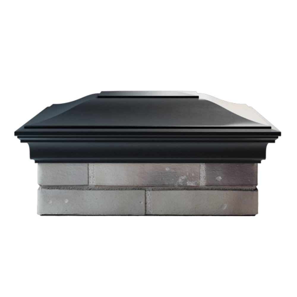 Колпак Zking Монблан Черный на столб 2х1.5 кирпича (515х385мм) в Орле фото
