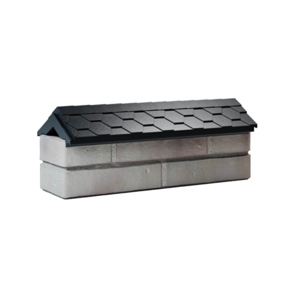 Парапет Zking Эверест Черный с посадкой на 0.5 кирпича (130мм) Орел фото