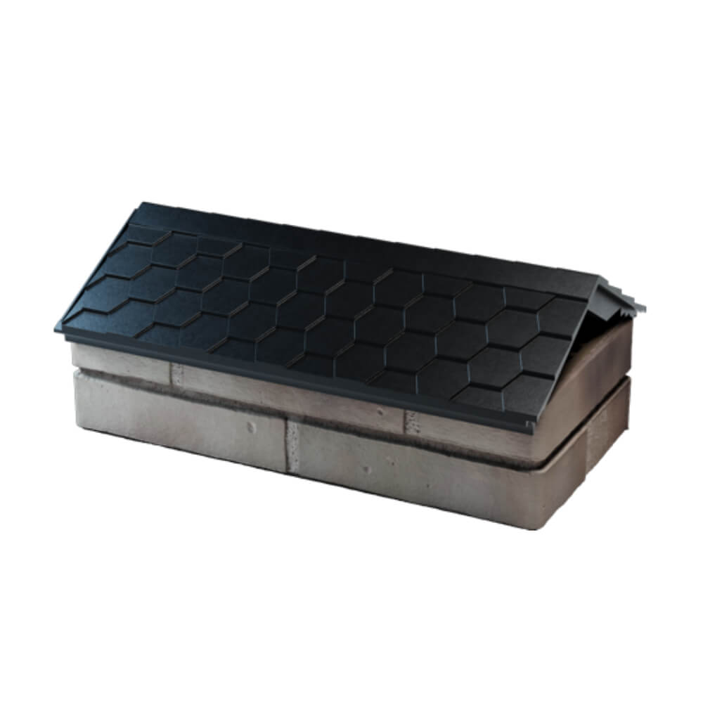 Парапет Zking Эверест Черный с посадкой на 1 кирпич (200/225/255мм) в Орле фото