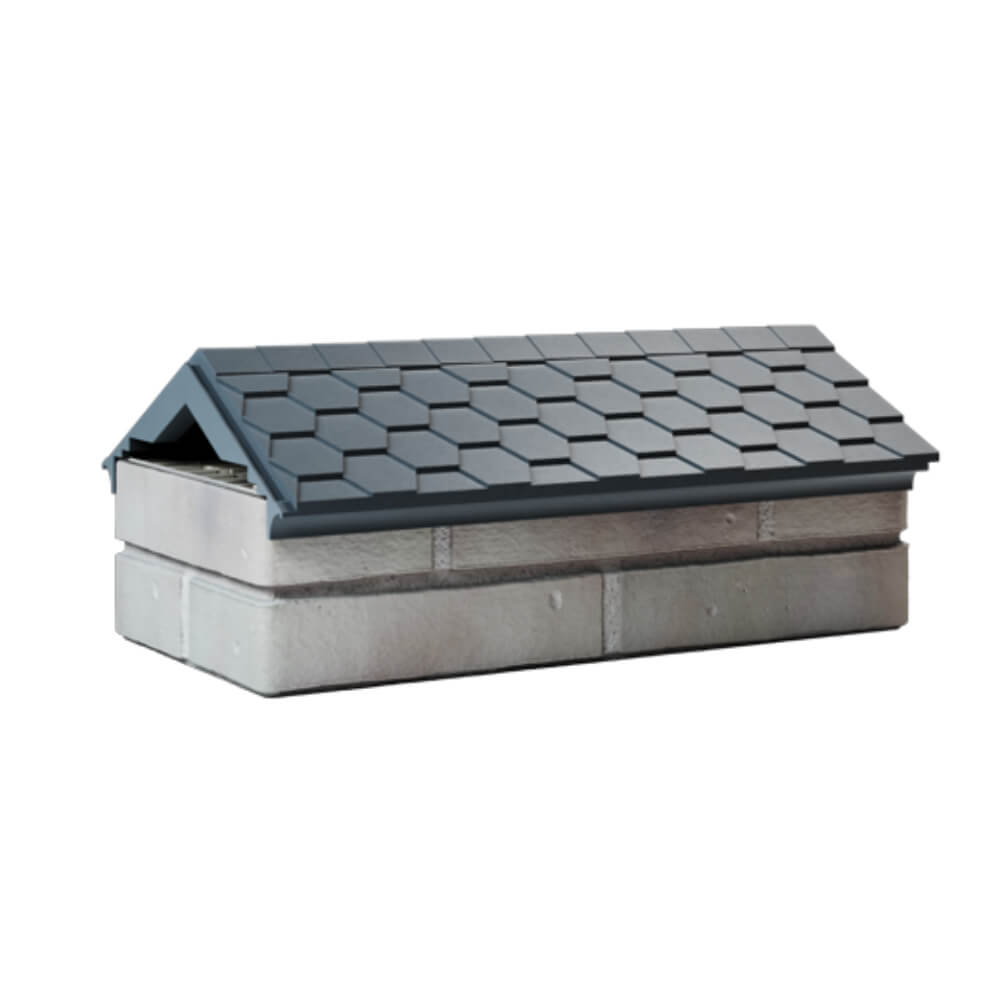 Парапет Zking Эверест Серый с посадкой на 1 кирпич (200/225/255мм) Орел фото