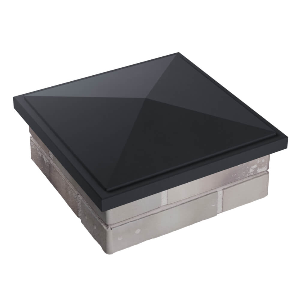 Колпак Zking БонаМоно Серый на столб 1.5х1.5 кирпича (385х385, 400х400мм) в Орле фото