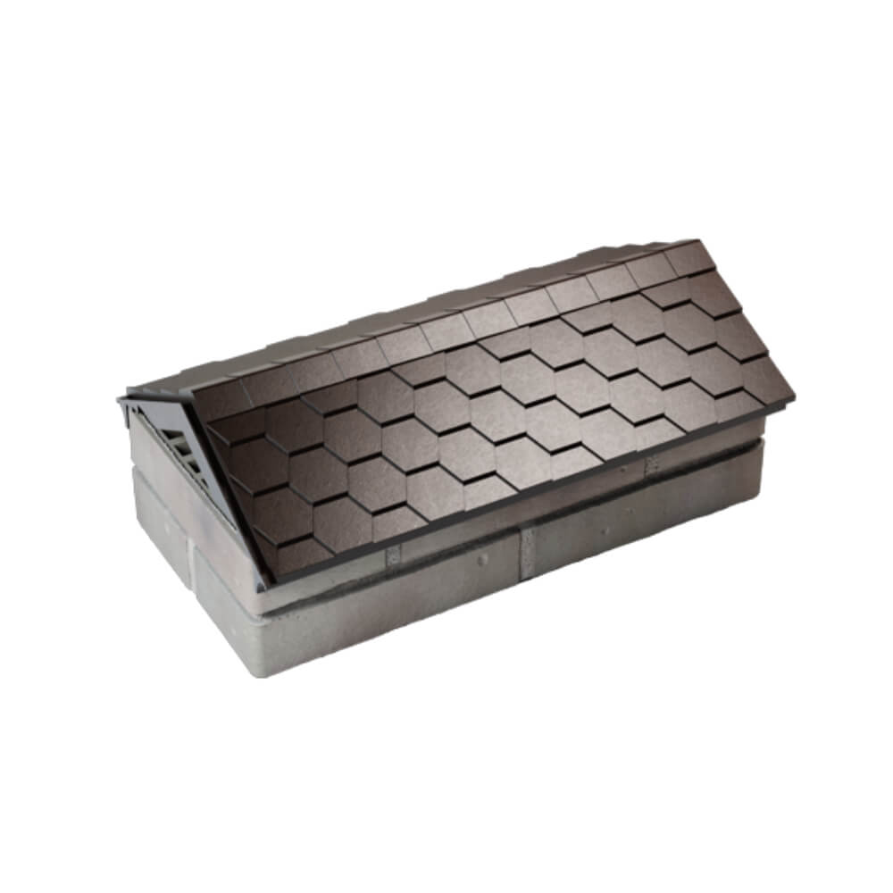 Парапет Zking Эверест Коричневый с посадкой на 1 кирпич (200/225/255мм) в Орле фото