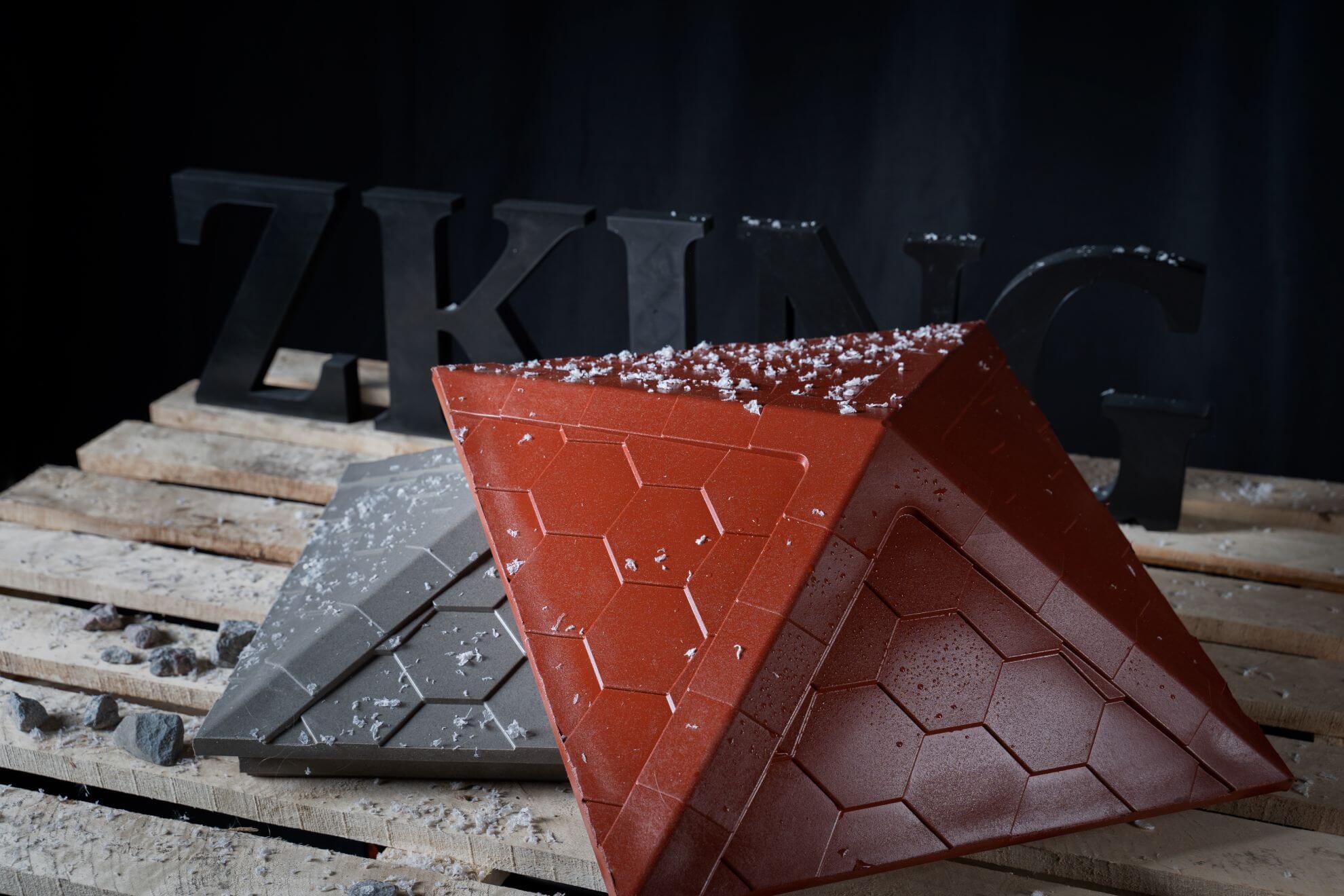 Колпак Zking Эверест Красный на столб 1.5х1.5 кирпича (390х390мм) в Орле фото