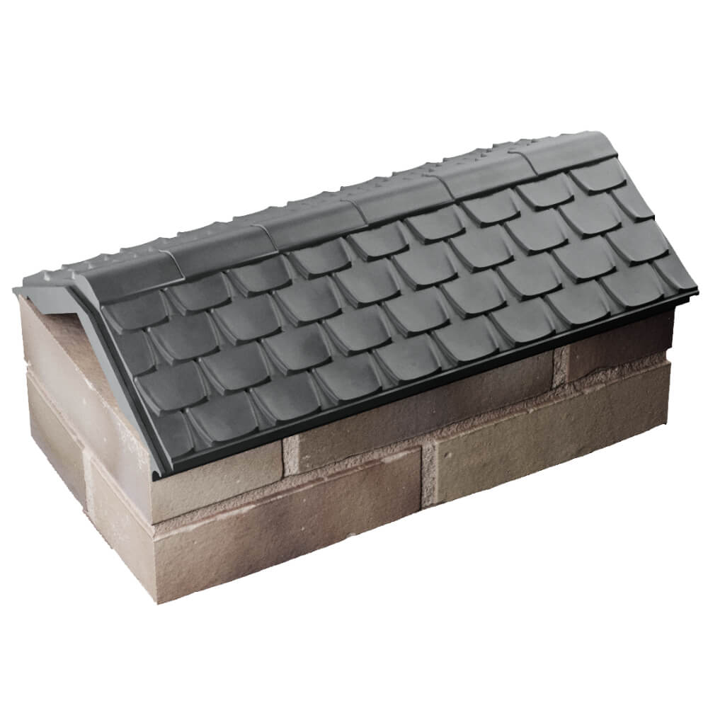 Парапет Zking Эльбрус Серый с посадкой на 1 кирпич (255мм) в Орле фото