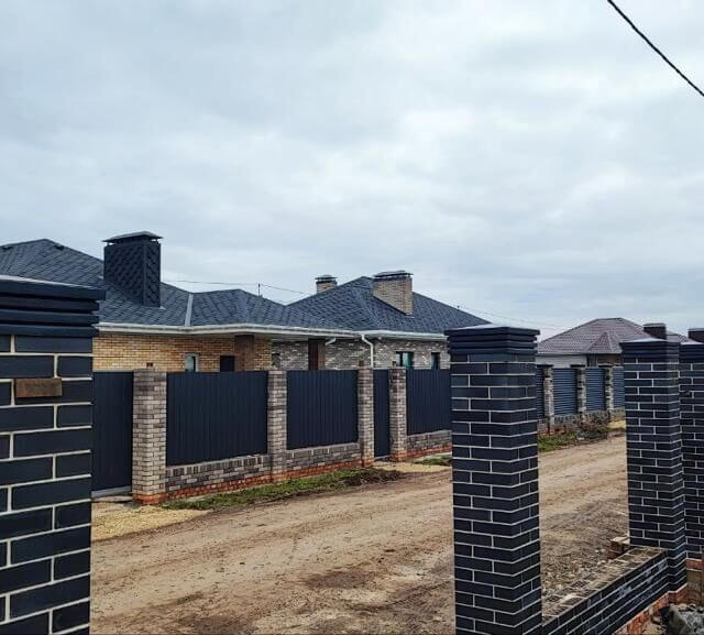 Колпак Zking Бона ХайТек Серый на столб 1.5х1.5 кирпича (385х385мм) в Орле фото