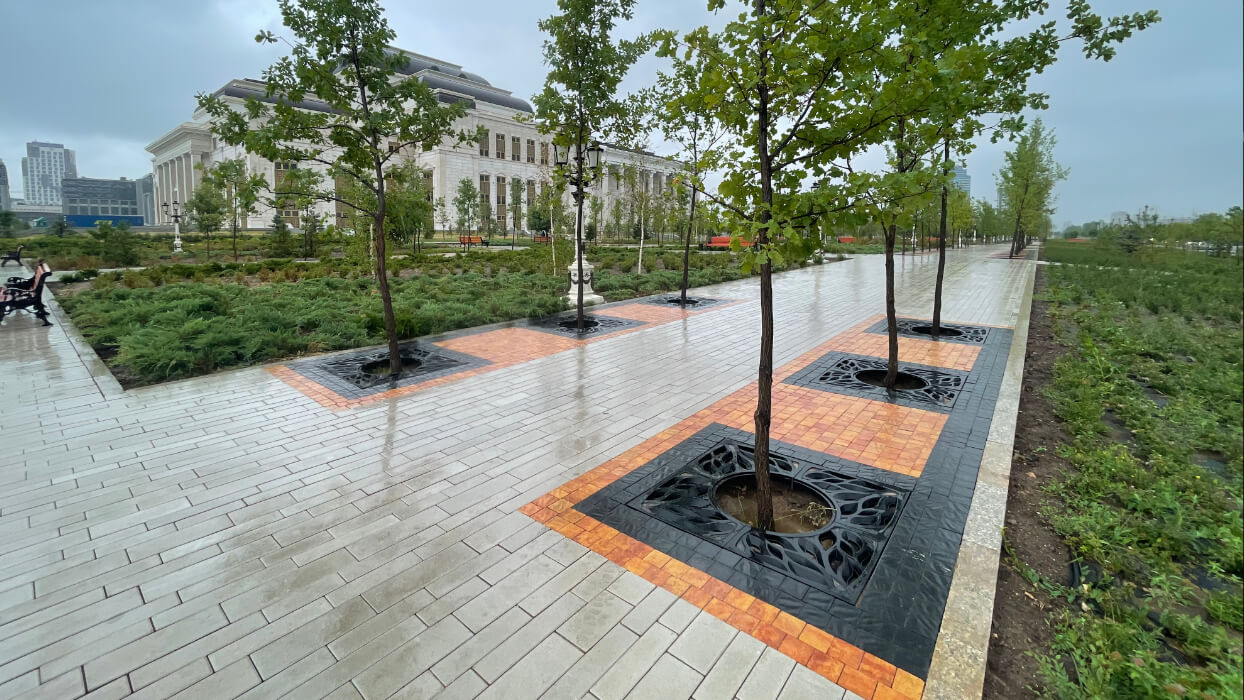 Приствольная решетка для дерева ZKING CRUST 1.2х1.2м Черная в Орле фото