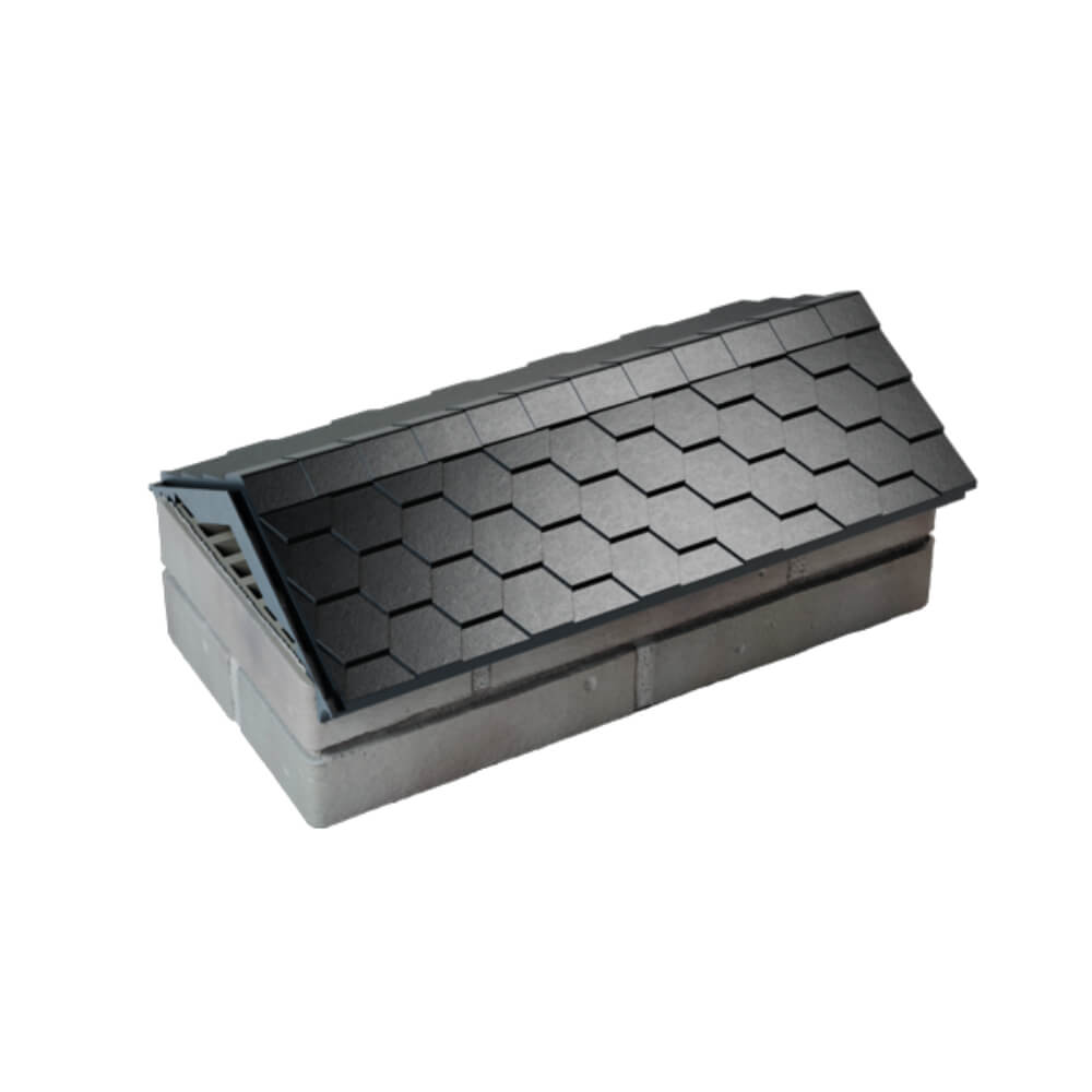 Парапет Zking Эверест Черный с посадкой на 1 кирпич (200/225/255мм) в Орле фото