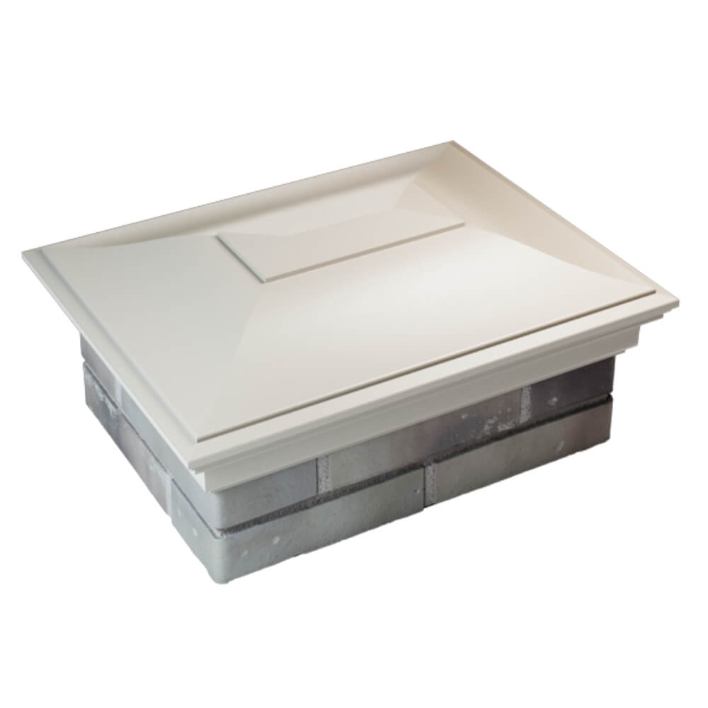 Колпак Zking Монблан Бежевый на столб 2х1.5 кирпича (515х385мм) Орел фото