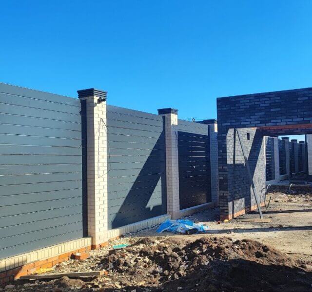 Колпак Zking Бона ХайТек Серый на столб 1.5х1.5 кирпича (385х385мм) в Орле фото