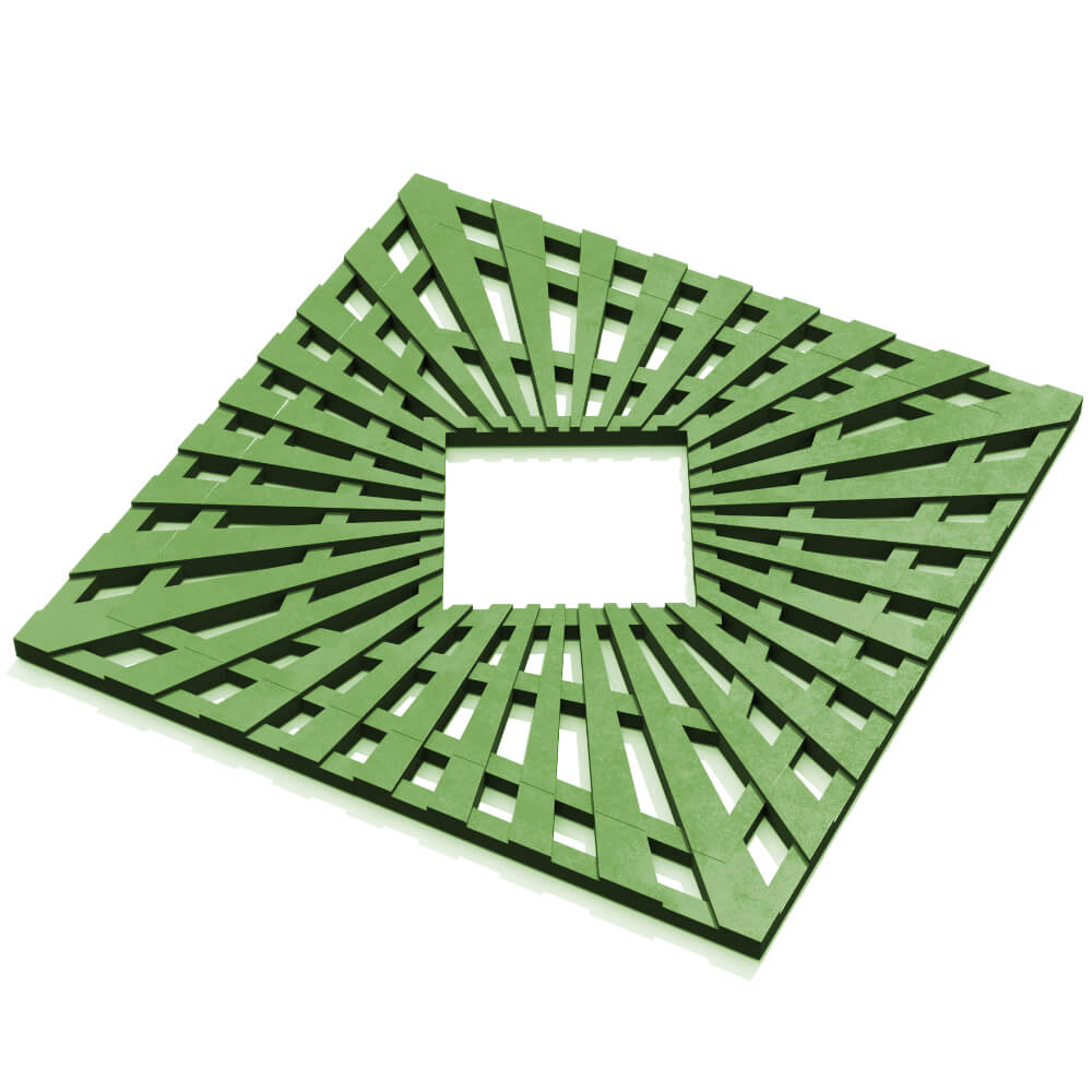 Приствольная решетка для дерева ZKING ATMOSPHERE 1.2х1.2м Зеленая в Орле фото