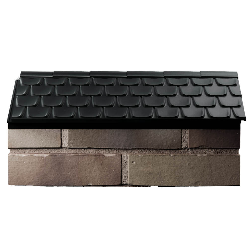 Парапет Zking Эльбрус Черный с посадкой на 1 кирпич (255мм) в Орле фото