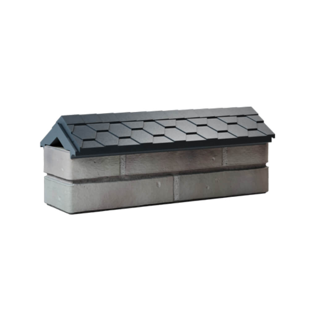 Парапет Zking Эверест Серый с посадкой на 0.5 кирпича (130мм) Орел фото