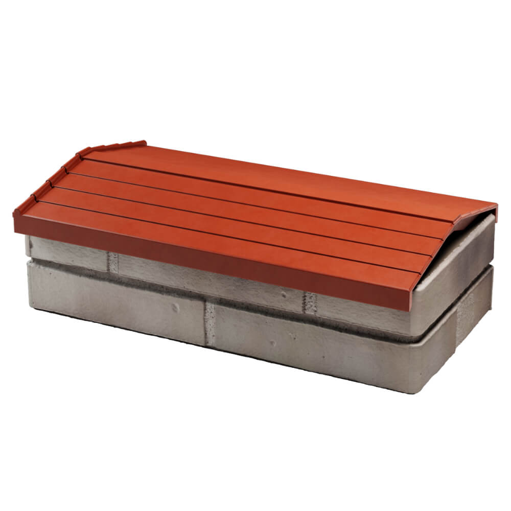 Парапет Zking Бона ХайТек Красный с посадкой на 1 кирпич (200/225/255мм) в Орле фото