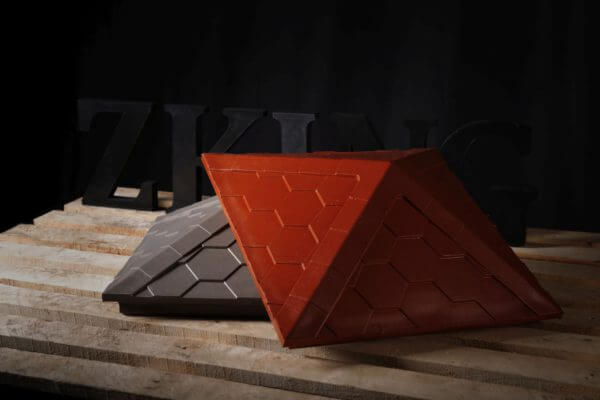 Колпак Zking Эверест Красный на столб 1.5х1.5 кирпича (390х390мм) в Орле фото