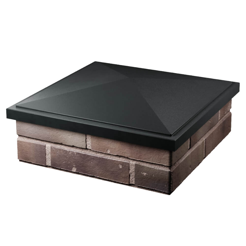 Колпак Zking БонаМоно Черный на столб 2х2 кирпича (515х515, 530х530мм) в Орле фото