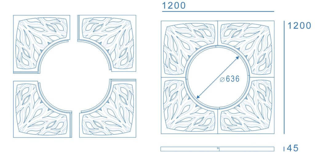 Приствольная решетка для дерева ZKING CRUST 1.2х1.2м Черная в Орле фото