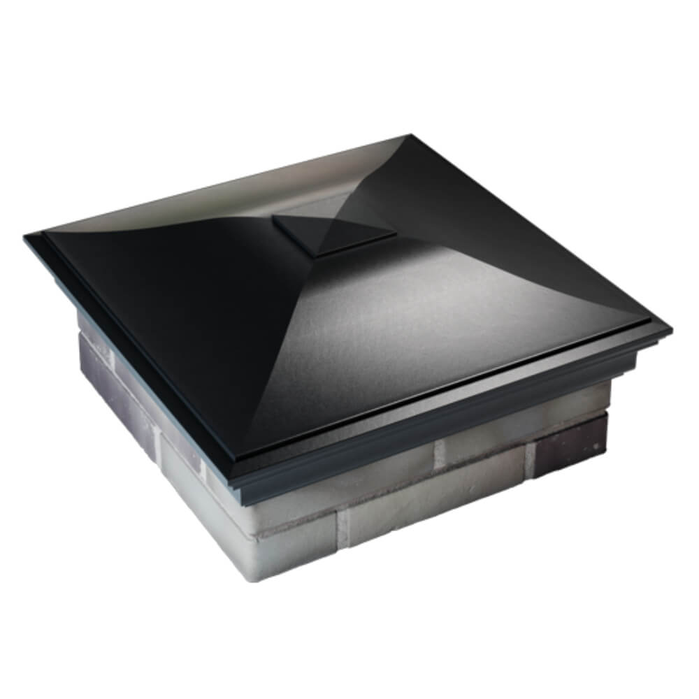 Колпак Zking Монблан Черный на столб 2х2 кирпича (515х515мм) Орел фото