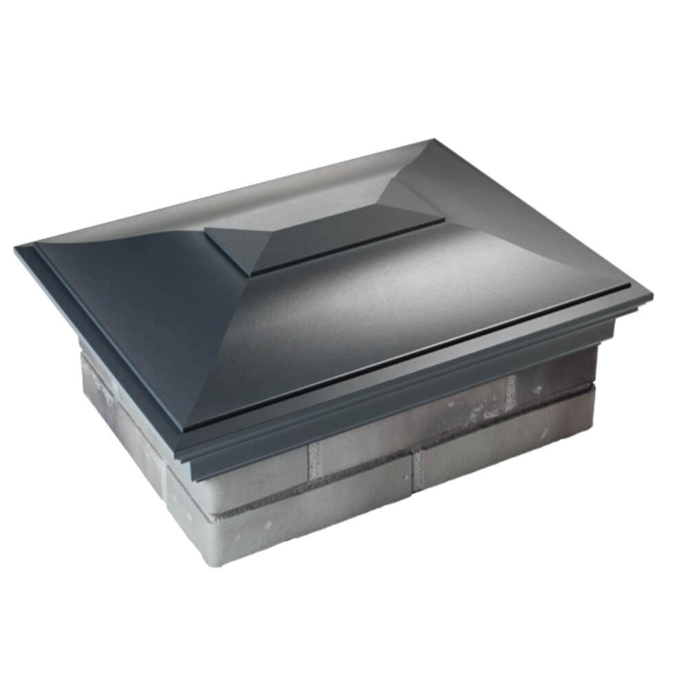 Колпак Zking Монблан Серый на столб 2х1.5 кирпича (515х385мм) Орел фото