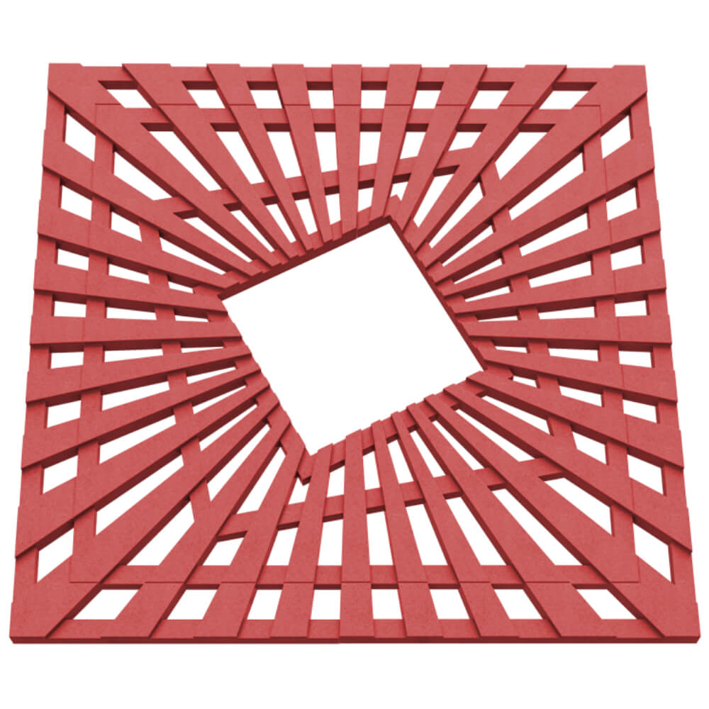 Приствольная решетка для дерева ZKING ATMOSPHERE 1.2х1.2м Красная в Орле фото