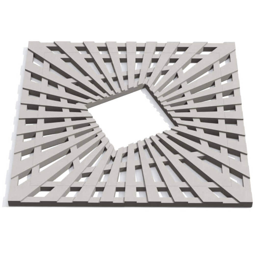 Приствольная решетка для дерева ZKING ATMOSPHERE 1.2х1.2м Бежевая Орел фото