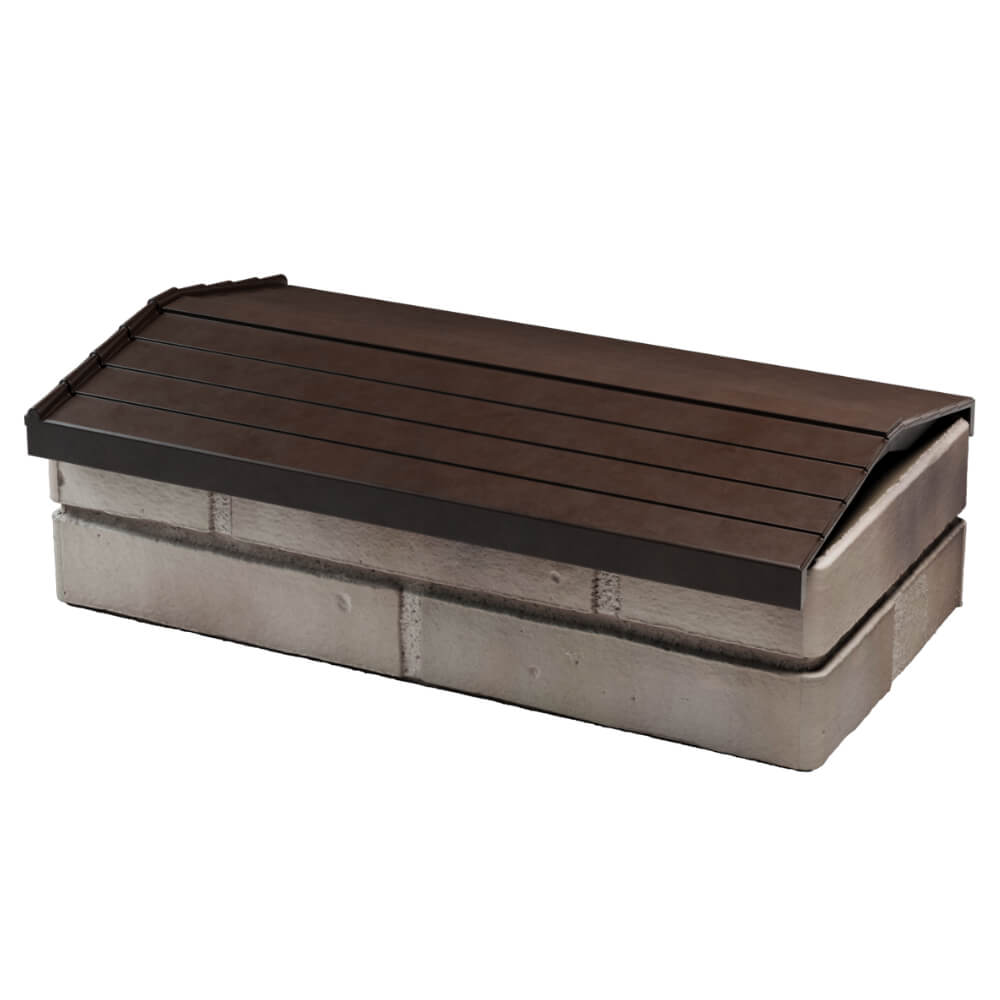 Парапет Zking Бона ХайТек Коричневый с посадкой на 1 кирпич (200/225/255мм) в Орле фото