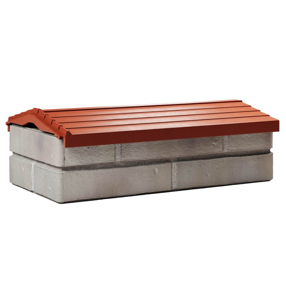 Парапет Zking Бона ХайТек Красный с посадкой на 1 кирпич (200/225/255мм) Орел фото