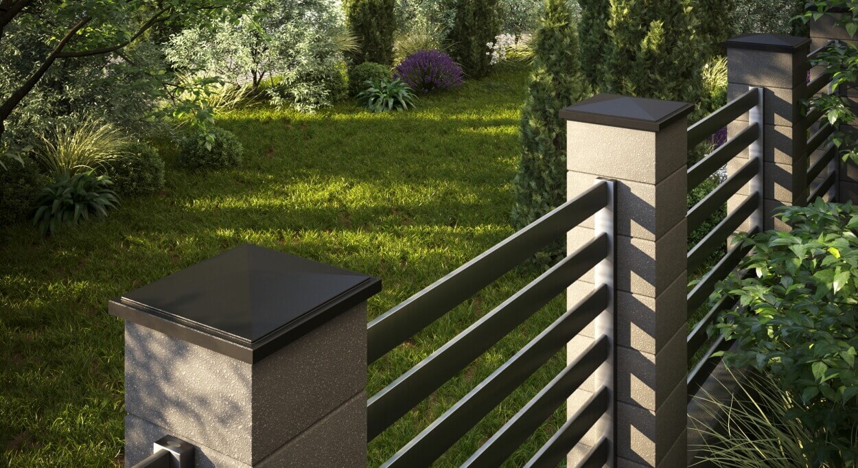 Колпак Zking БонаМоно Коричневый на столб 1.5х1.5 кирпича (385х385, 400х400мм) в Орле фото