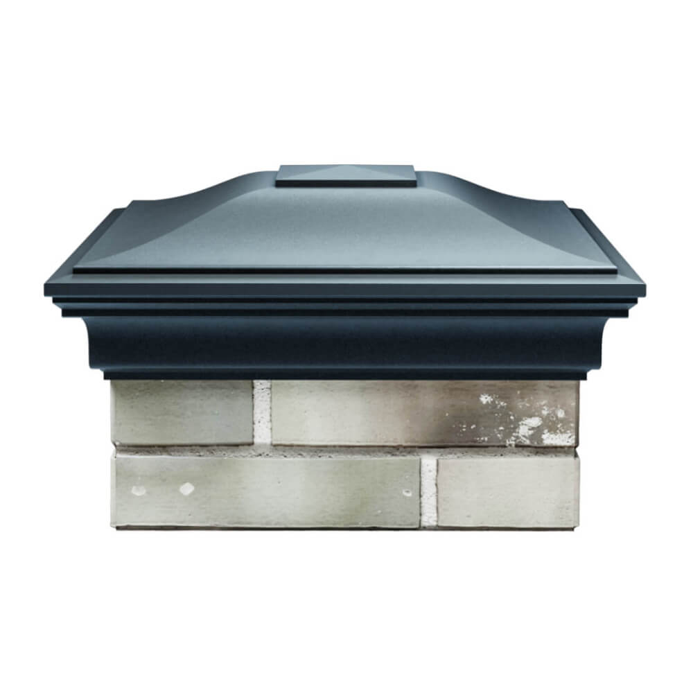 Колпак Zking Монблан Серый на столб 1.5х1.5 еврокирпича 0.7НФ (355х355мм) Орел фото