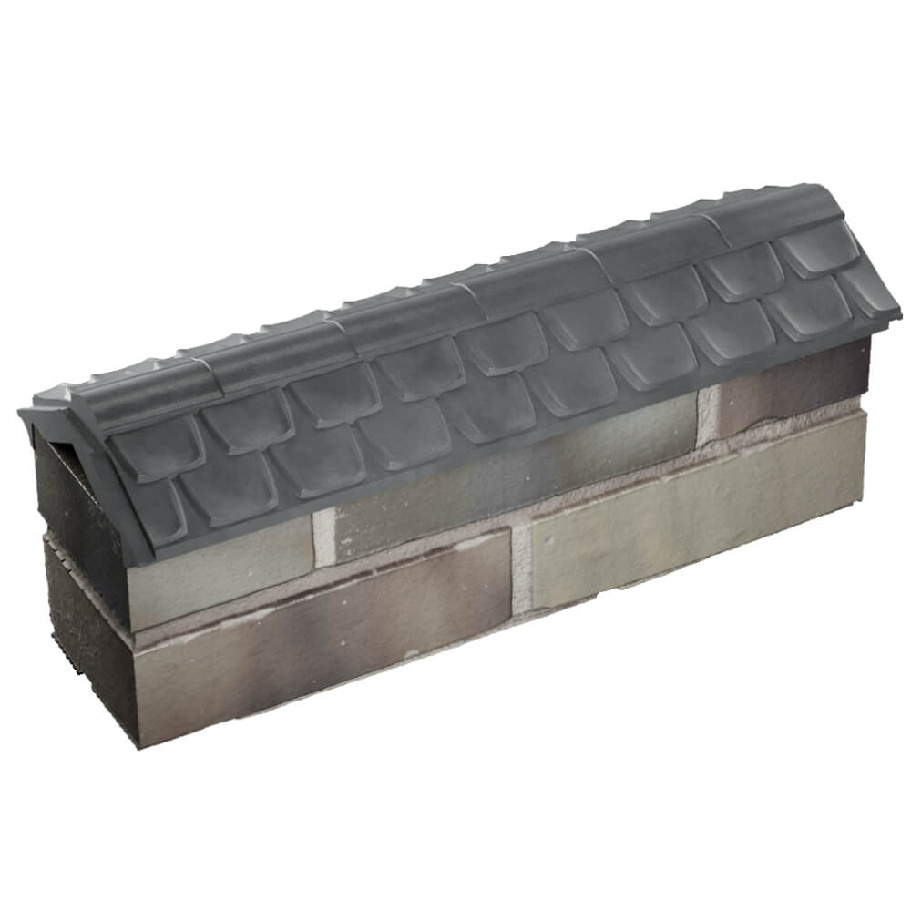 Парапет Zking Эльбрус Серый с посадкой на 0.5 кирпича (130мм) в Орле фото