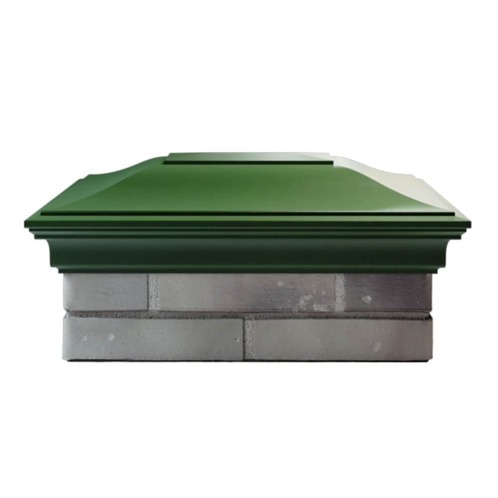 Колпак Zking Монблан Зеленый на столб 2х1.5 кирпича (515х385мм) в Орле фото