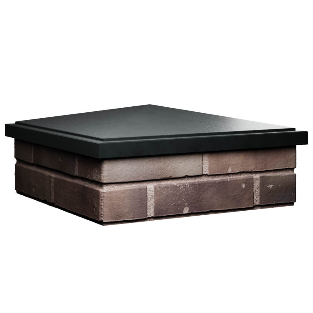 Колпак Zking БонаМоно Черный на столб 2х2 кирпича (515х515, 530х530мм) в Орле фото