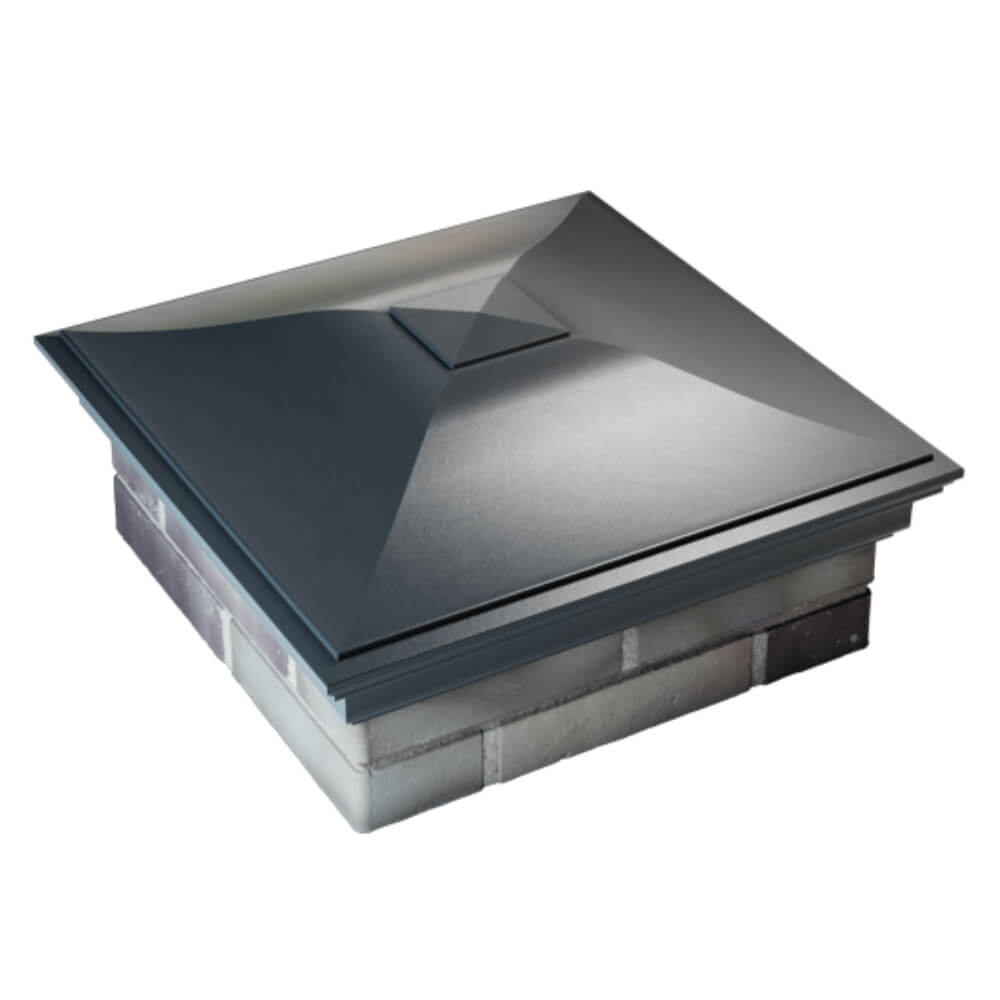 Колпак Zking Монблан Серый на столб 2х2 кирпича (515х515мм) Орел фото