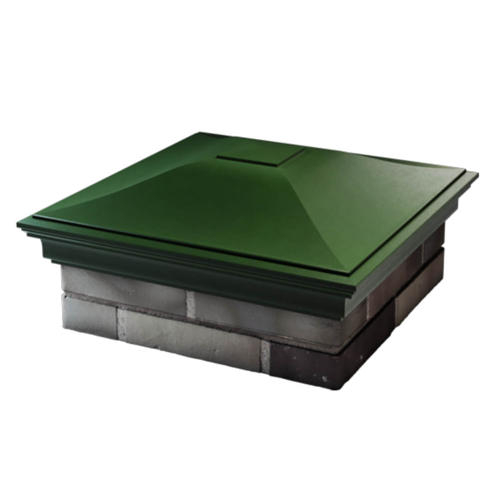 Колпак Zking Монблан Зеленый на столб 2х2 кирпича (515х515мм) в Орле фото