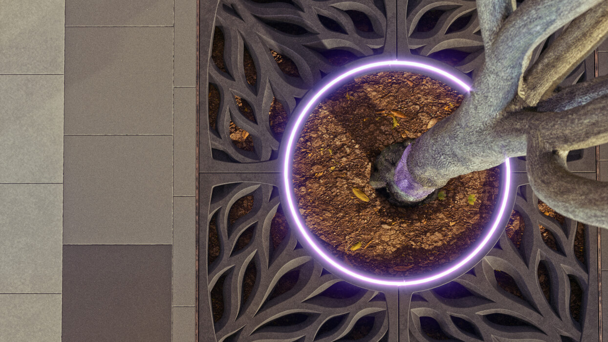 Приствольная решетка для дерева ZKING CRUST 1.2х1.2м Черная в Орле фото