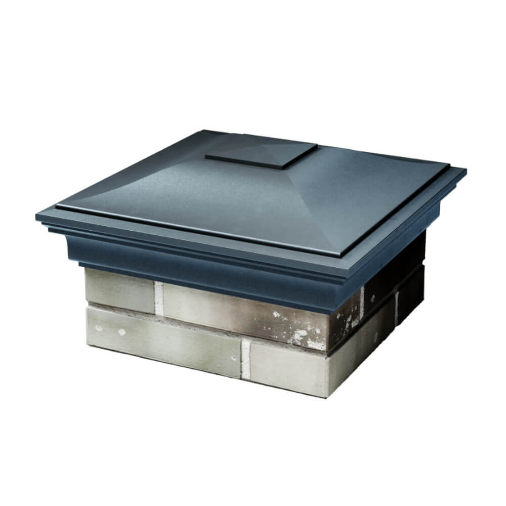 Колпак Zking Монблан Серый на столб 1.5х1.5 еврокирпича 0.7НФ (355х355мм) в Орле фото