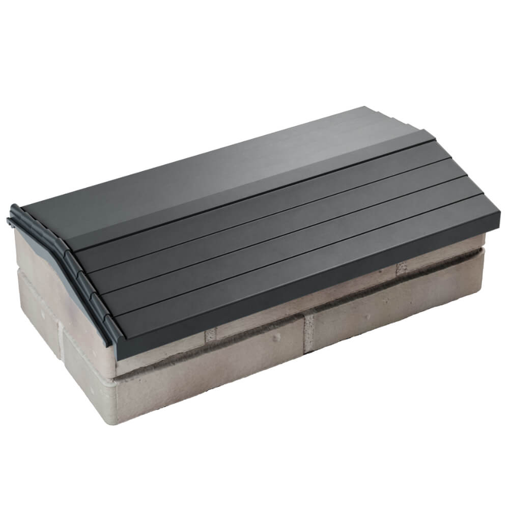 Парапет Zking Бона ХайТек Серый с посадкой на 1 кирпич (200/225/255мм) в Орле фото