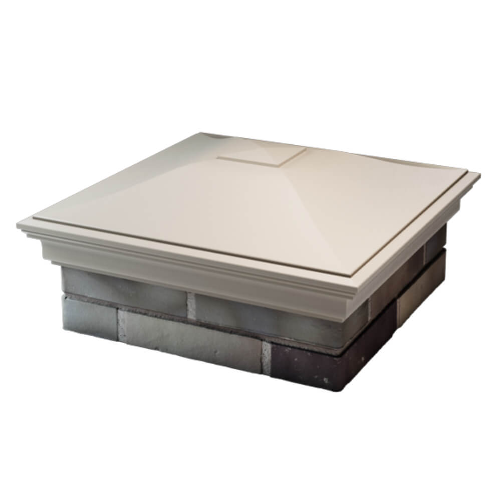 Колпак Zking Монблан Бежевый на столб 2х2 кирпича (515х515мм) в Орле фото